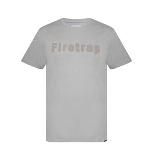 Firetrap Mens Logo Cotton T-Shirt / White Stone